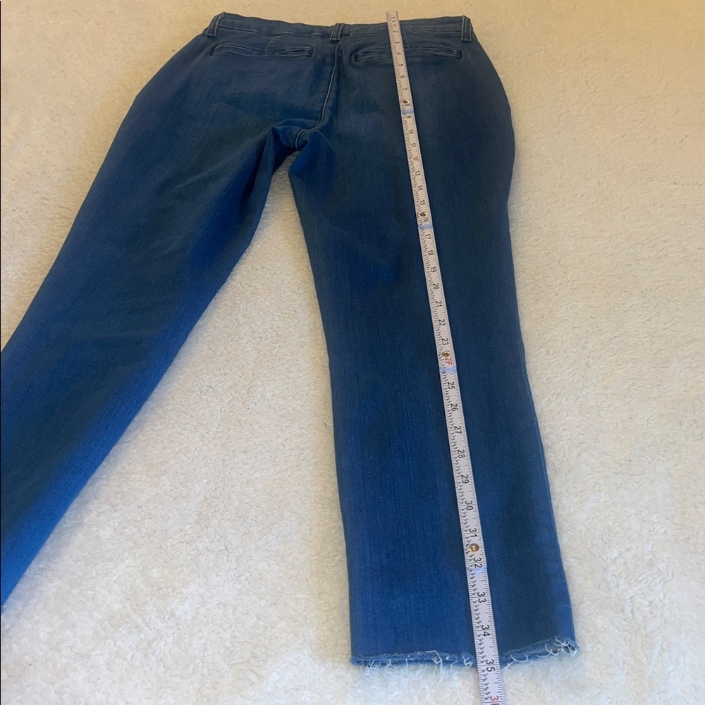 Frank & Eileen “Wicklow”‎ Italian Denim Crop Pants Blue Size 4 NWOT - Picture 10 of 13